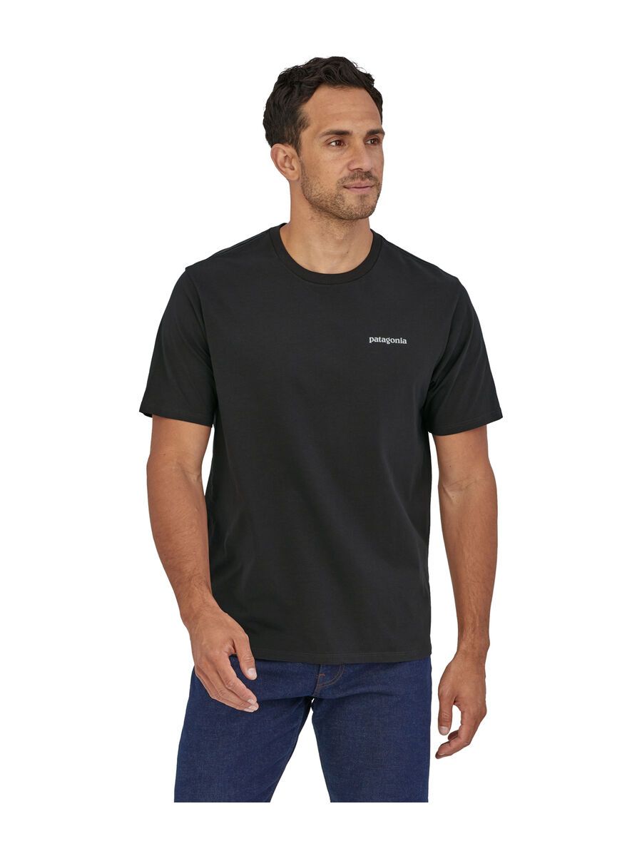 Patagonia Men's P-6 Mission Organic T-Shirt, ink black - Bild 2