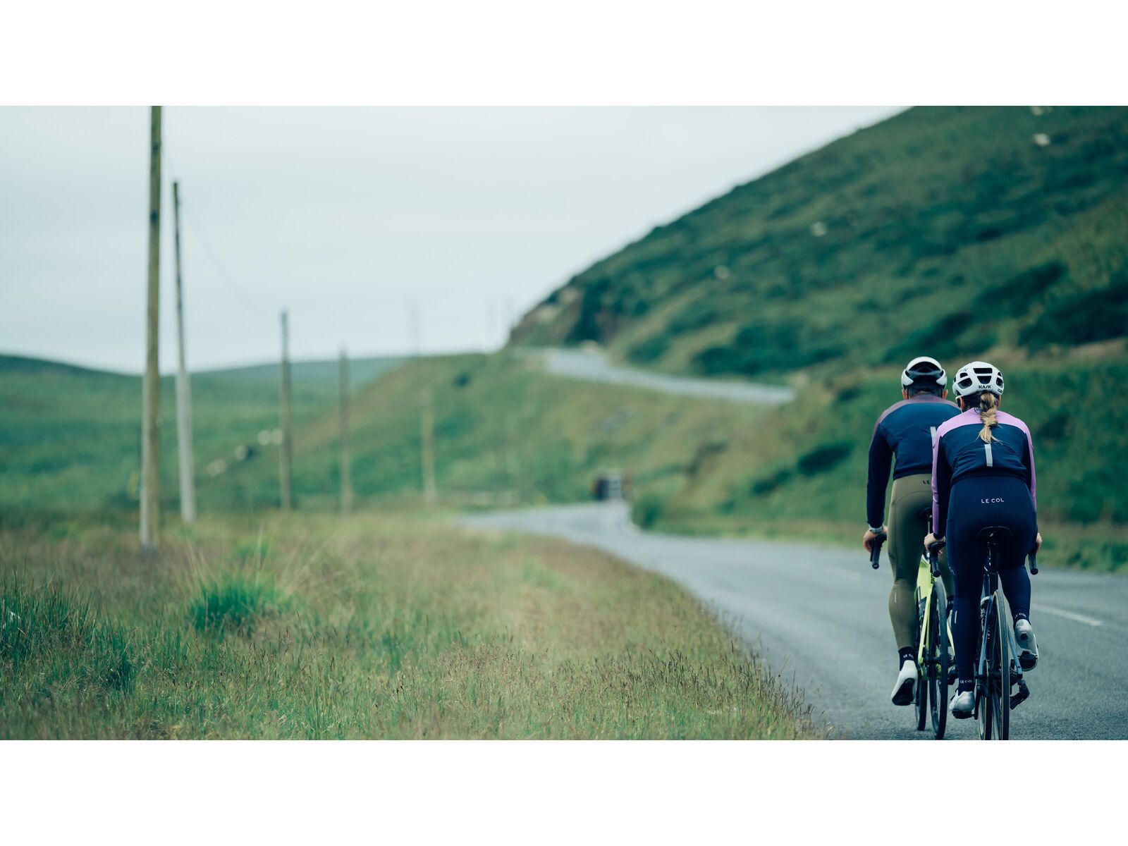 Le Col Womens Sport Cargo Bib Tights, navy/orchid - Bild 15