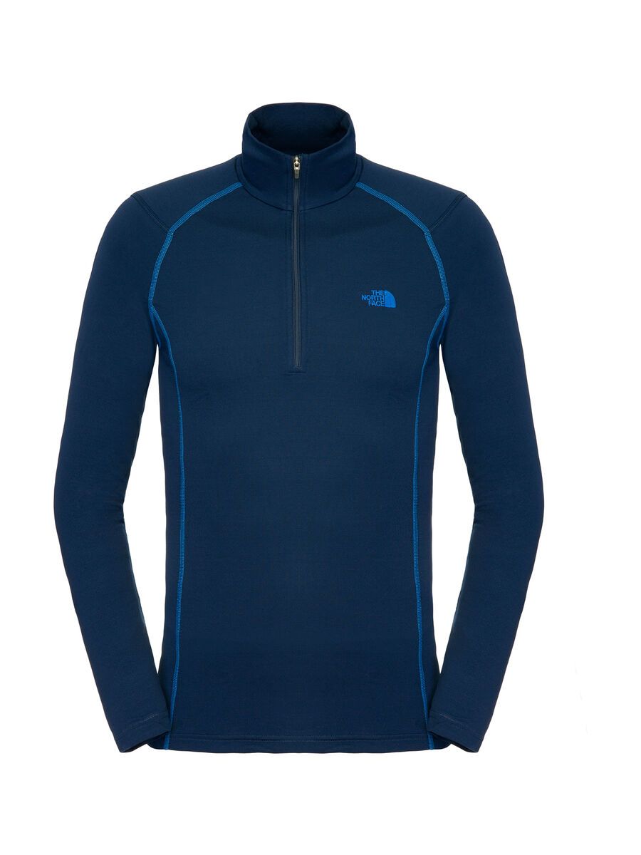 The North Face Mens Warm LS Zip Neck, Cosmic Blue - Bild 1