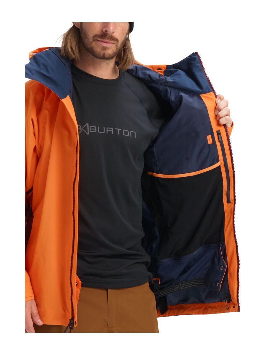 日本正規品 スノーボード ウェア バートン ジャケット BURTON MEN'S AK457 23-24 [AK] JAPAN GUIDE  GORE-TEX PRO 3L JACKET Wolf/Bleached Bone メンズ