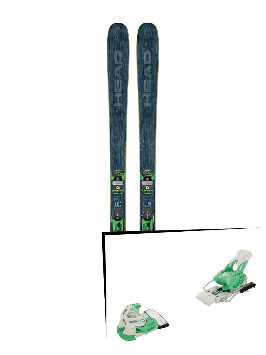 Set: Head Kore 93 2018 + Tyrolia Attack 12 solid white mint - Bild 1
