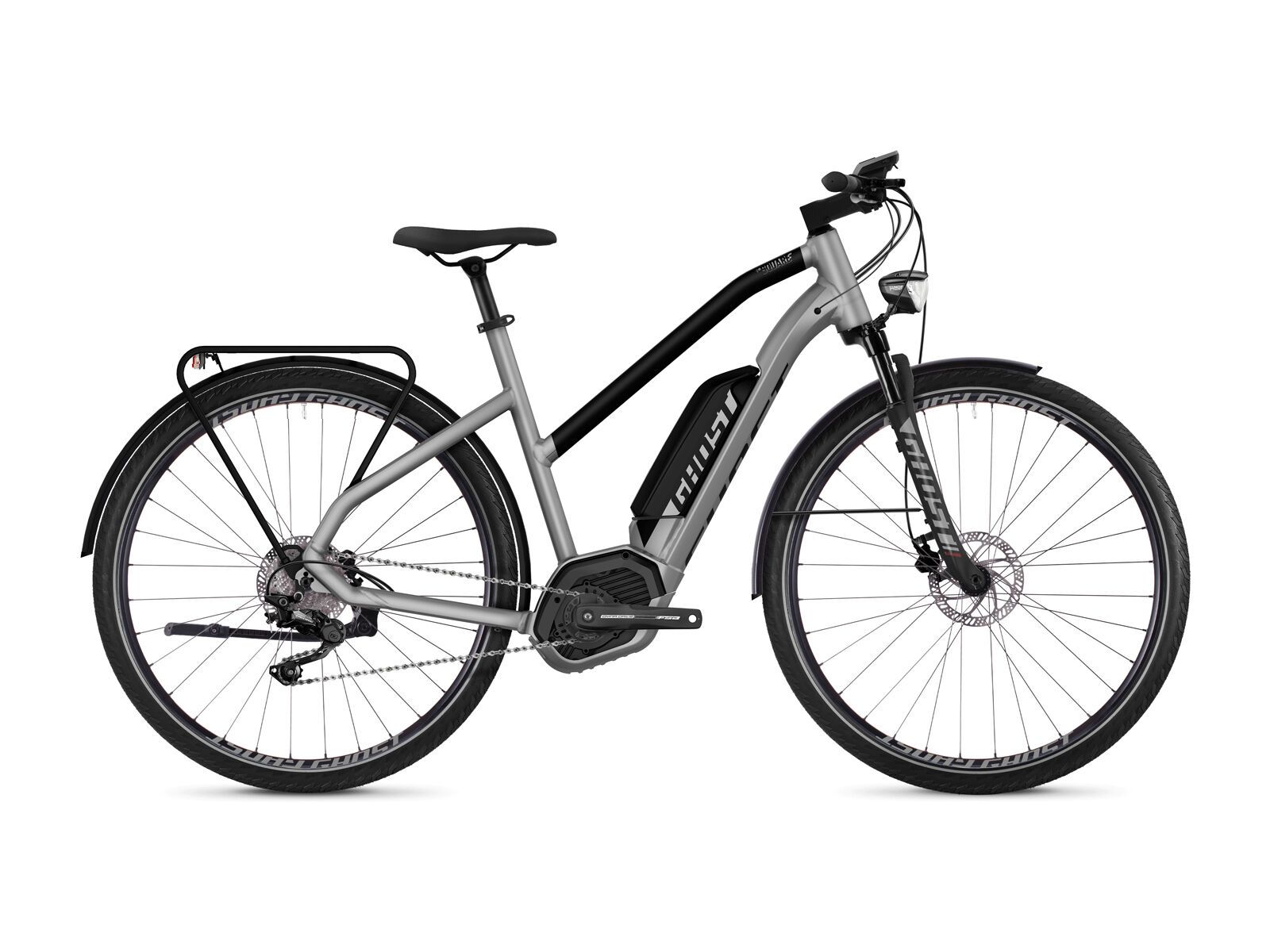 Ghost Hybride Square Trekking B5.8 W AL, palladium silver/night black - Bild 1