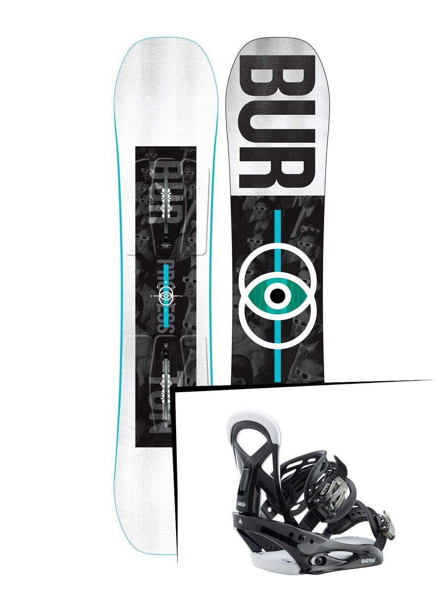 Set: Burton Process Smalls 2019 + Burton Mission Smalls black - Bild 1