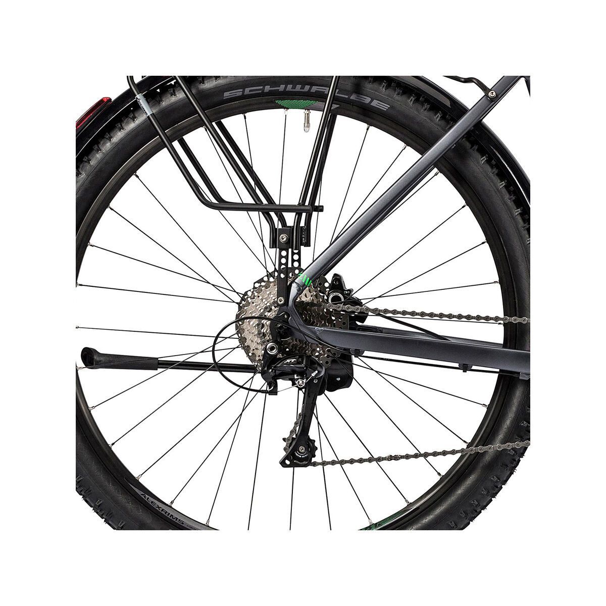 Cube Travel EXC, grey black flashgreen - Bild 4