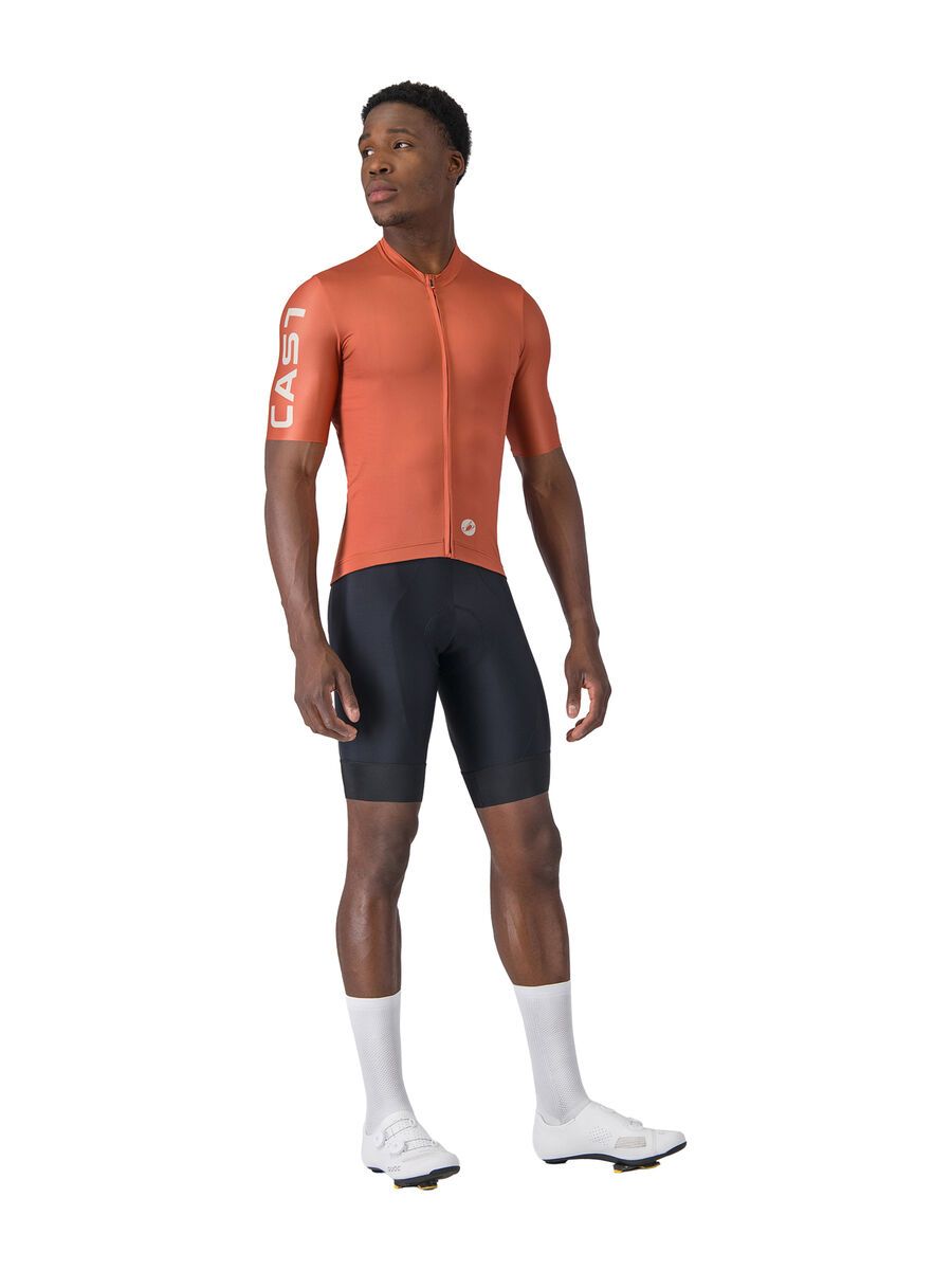 Castelli Entrata Apex Jersey, paprika/silver moon - Bild 7