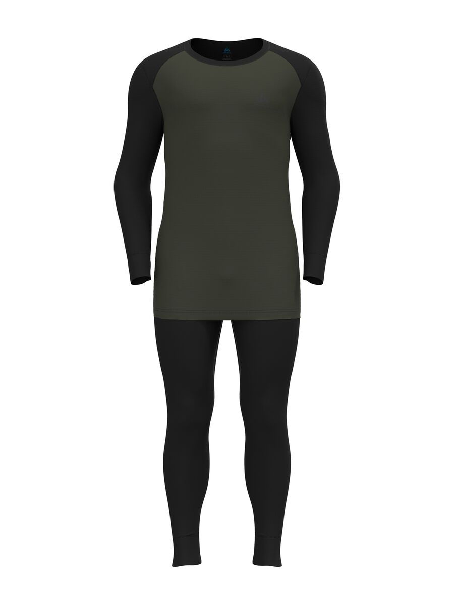 Odlo Active Warm Eco Base Layer Set Men's, black/deep depths - Bild 1