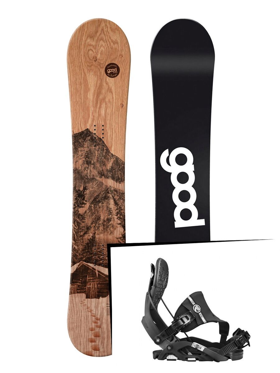 Set: goodboards Wooden 2017 + Flow Nexus Hybrid (1718375S) - Bild 1
