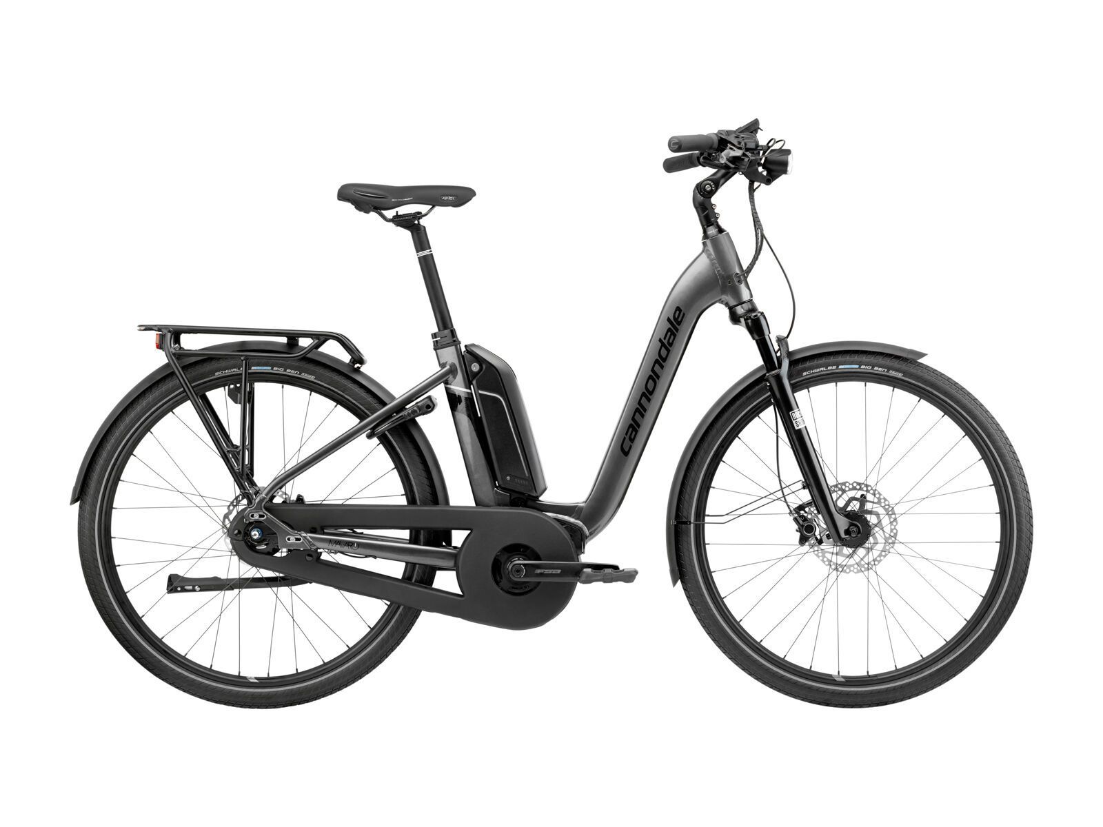 Cannondale Mavaro Neo City 2, anthracite w/ jet black and fine silver - gloss (ANT) - Bild 1