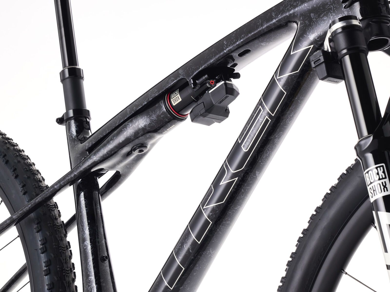Trek Supercaliber SLR 9.8 X0 Flight Attendant Gen 2, carbon smoke/galactic grey marble - Bild 5