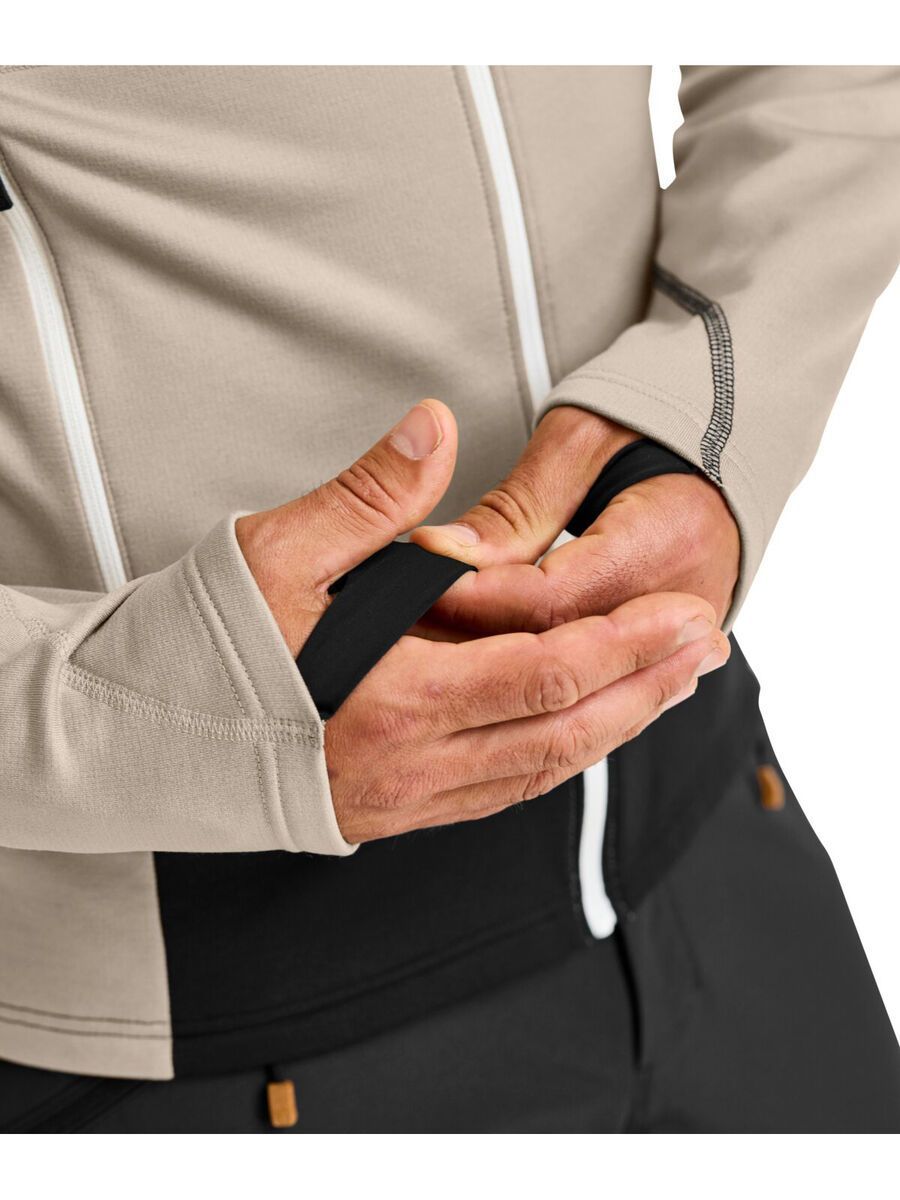 Ortovox Merino Fleece Light Jacket M, grey sand - Bild 5
