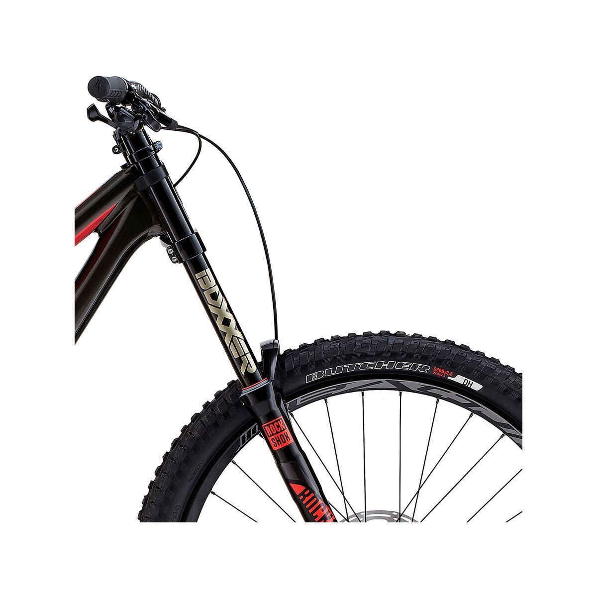 Specialized Demo 8 FSR II 650b, gloss warm charcoal/rocket red/black - Bild 5