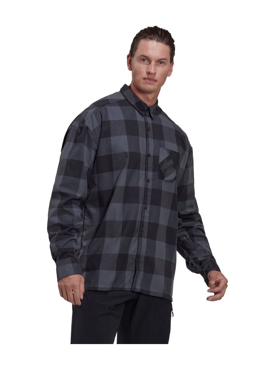 Five Ten 5.10 Flannel, grey six/black - Bild 3