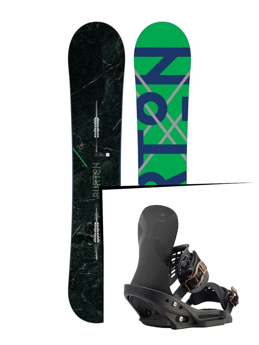 Set: Burton Custom X 2017 +  X-Base EST (1712957S) - Bild 1