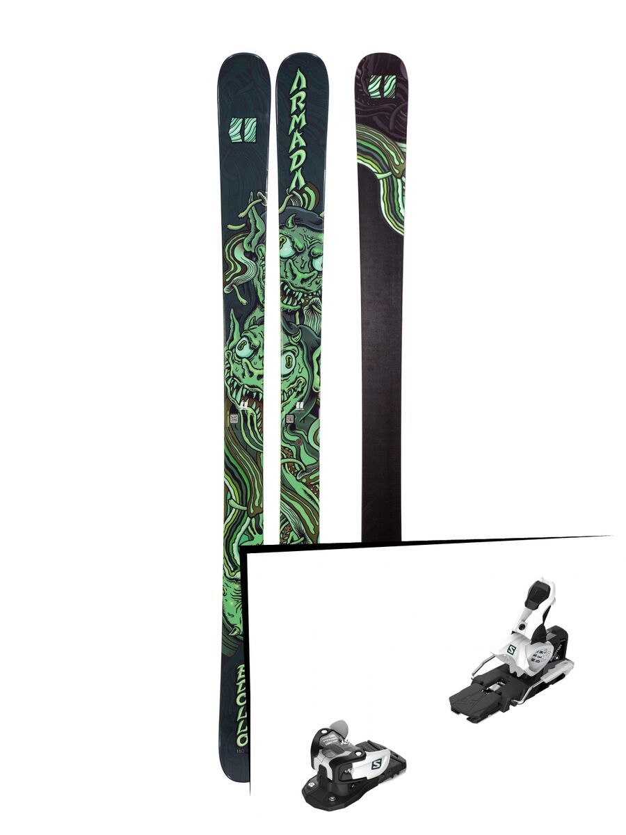 Set: Armada Edollo 2019 + Salomon Warden MNC 13 white/black - Bild 1