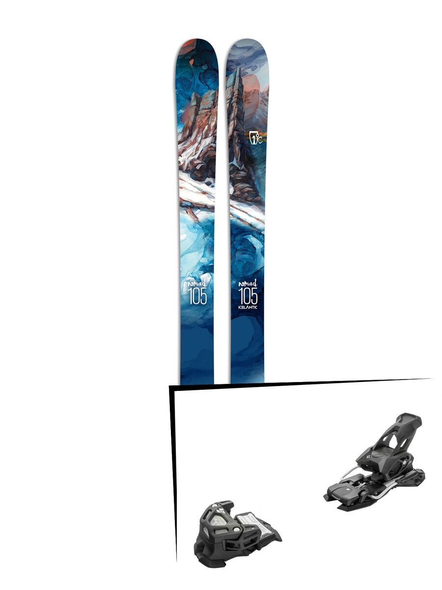 Set: Icelantic Nomad 105 2017 + Tyrolia Attack 14 AT (1715202) - Bild 1