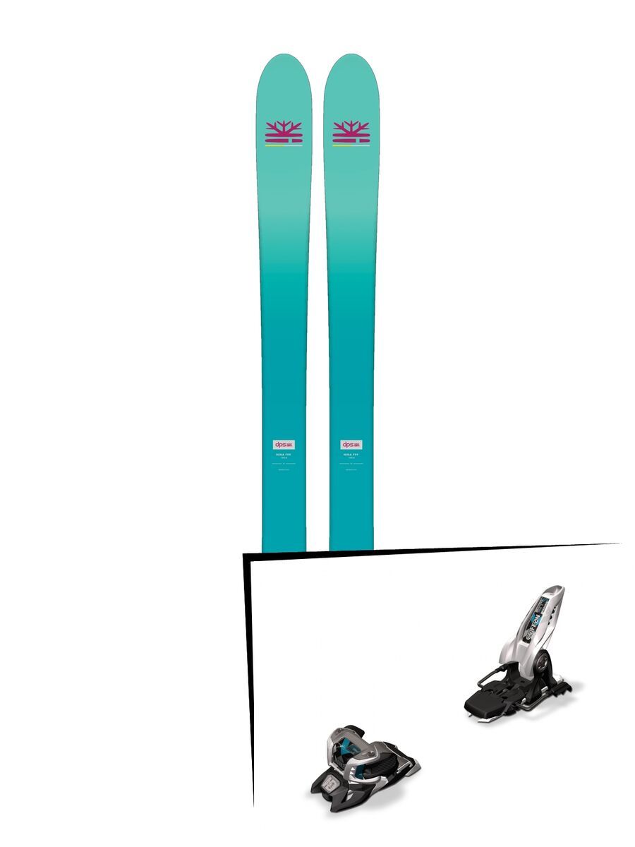 Set: DPS Skis Nina F99 Foundation 2018 + Marker Griffon 13 ID white - Bild 1