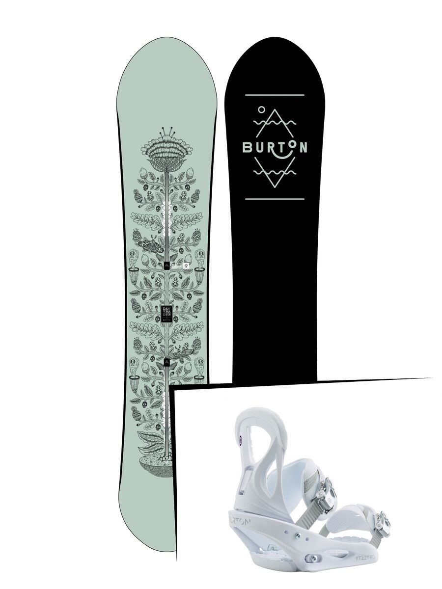 Set: Burton Day Trader 2019 +  Stiletto (2218486S) - Bild 1