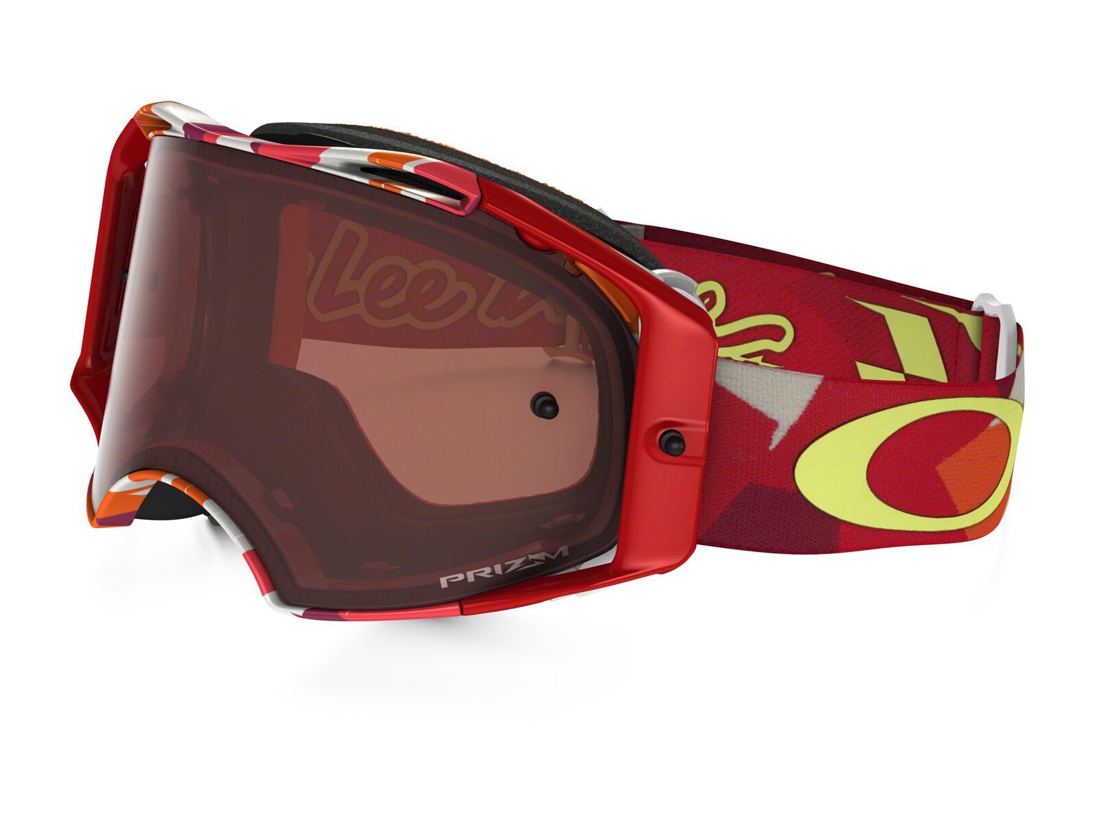 Oakley Airbrake MX Prizm Troy Lee, splinter orange/Lens: prizm mx bronze - Bild 2