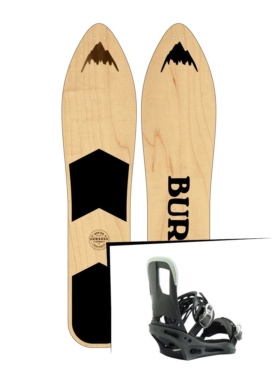 Set: Burton The Throwback 2019 + Burton Cartel salty shark - Bild 1