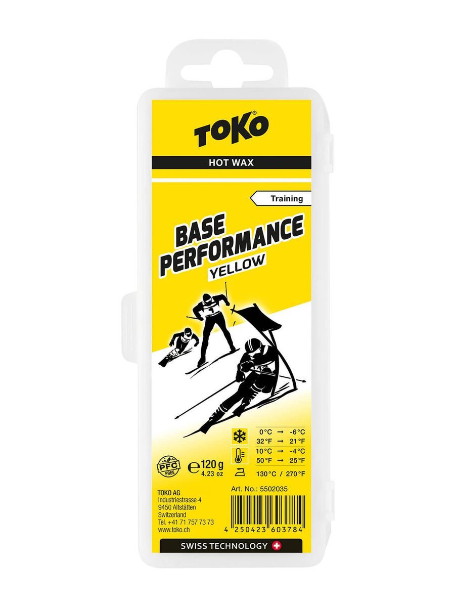 Toko Base Performance Hot Wax - 120 g, yellow - Bild 1