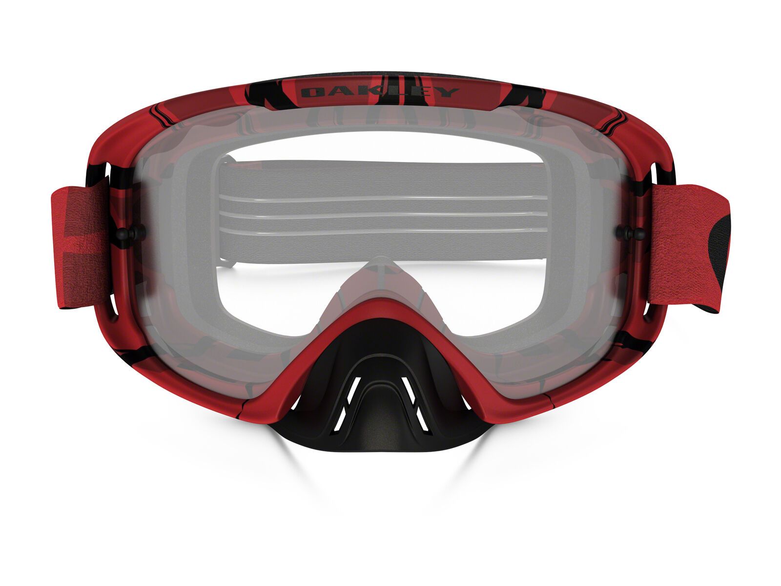 Oakley O2 MX, intimidator blood red/Lens: clear - Bild 2