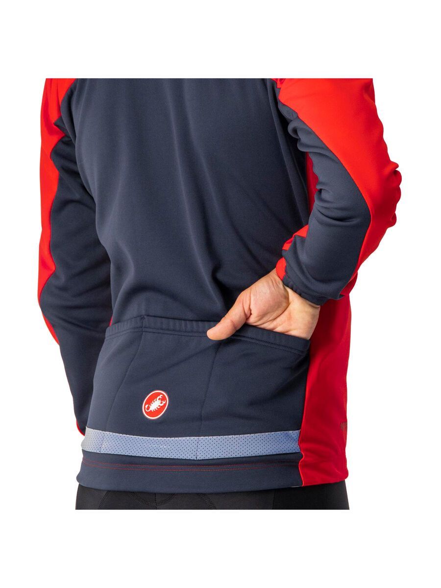 Castelli Transition 2 Jacket, red/savile blue-red reflex - Bild 6