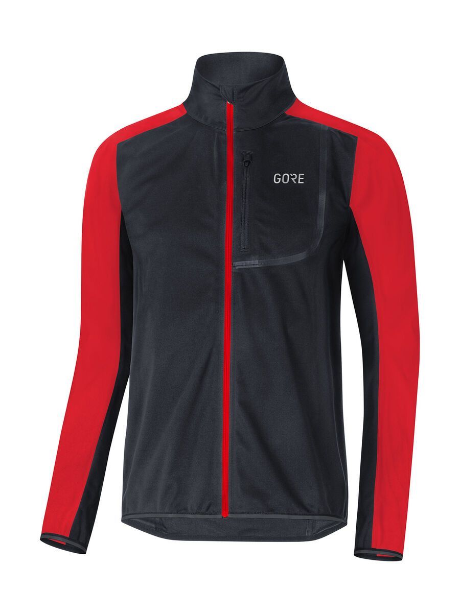 GOREWEAR C3 Gore Windstopper Jacke, black/red - Bild 1