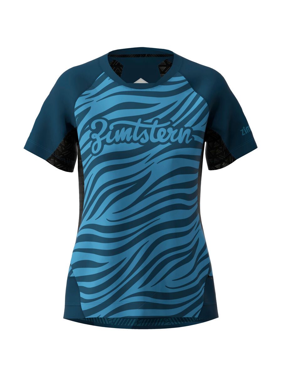 Zimtstern TechZonez Shirt SS Women, heritage blue/french navy - Bild 1