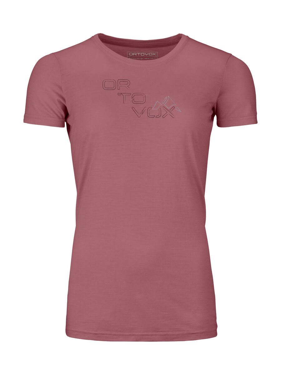 Ortovox 185 Merino Tangram Logo TS W, mountain rose - Bild 1