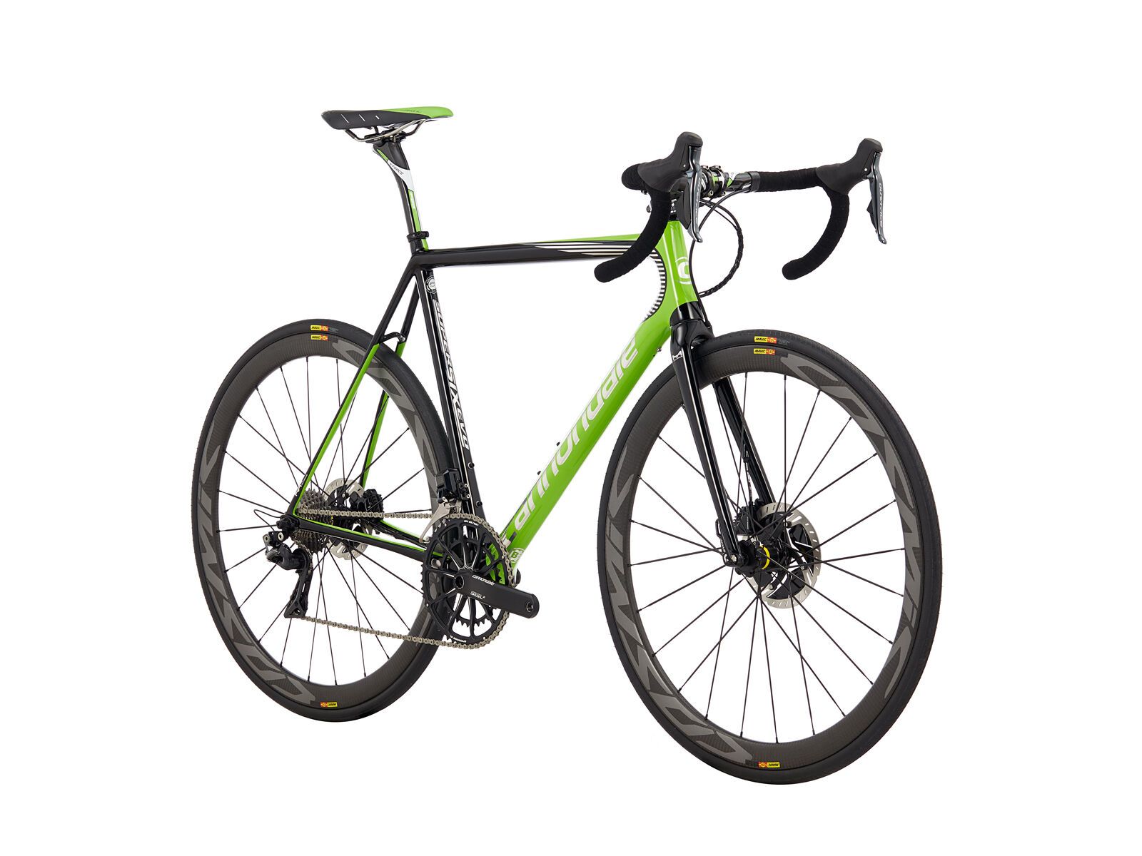 Cannondale SuperSix Evo Hi-Mod Disc Team Di2, cannondale green w/ jet black and chrome - gloss (rep) - Bild 2