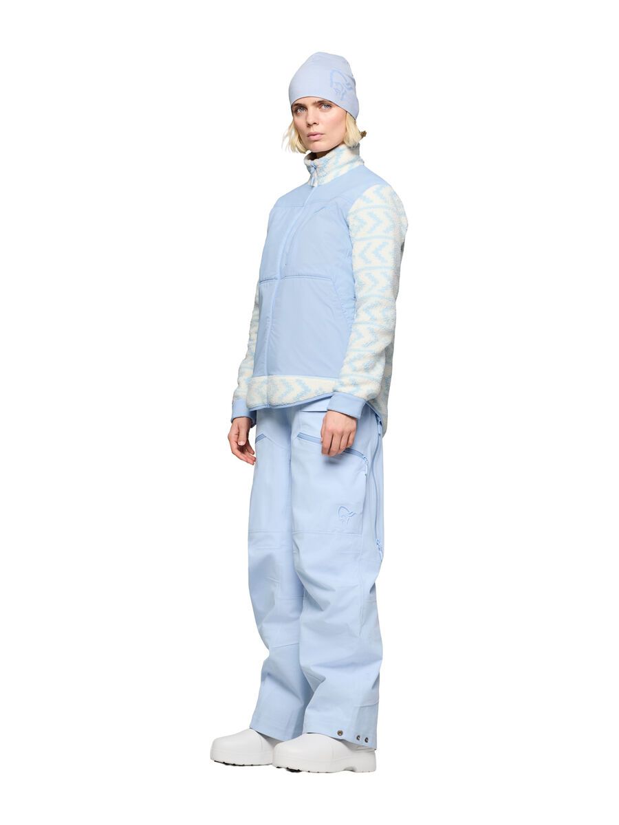 Norrona tamok warm3 Jacket W's, whisper white/cashmere blue - Bild 6