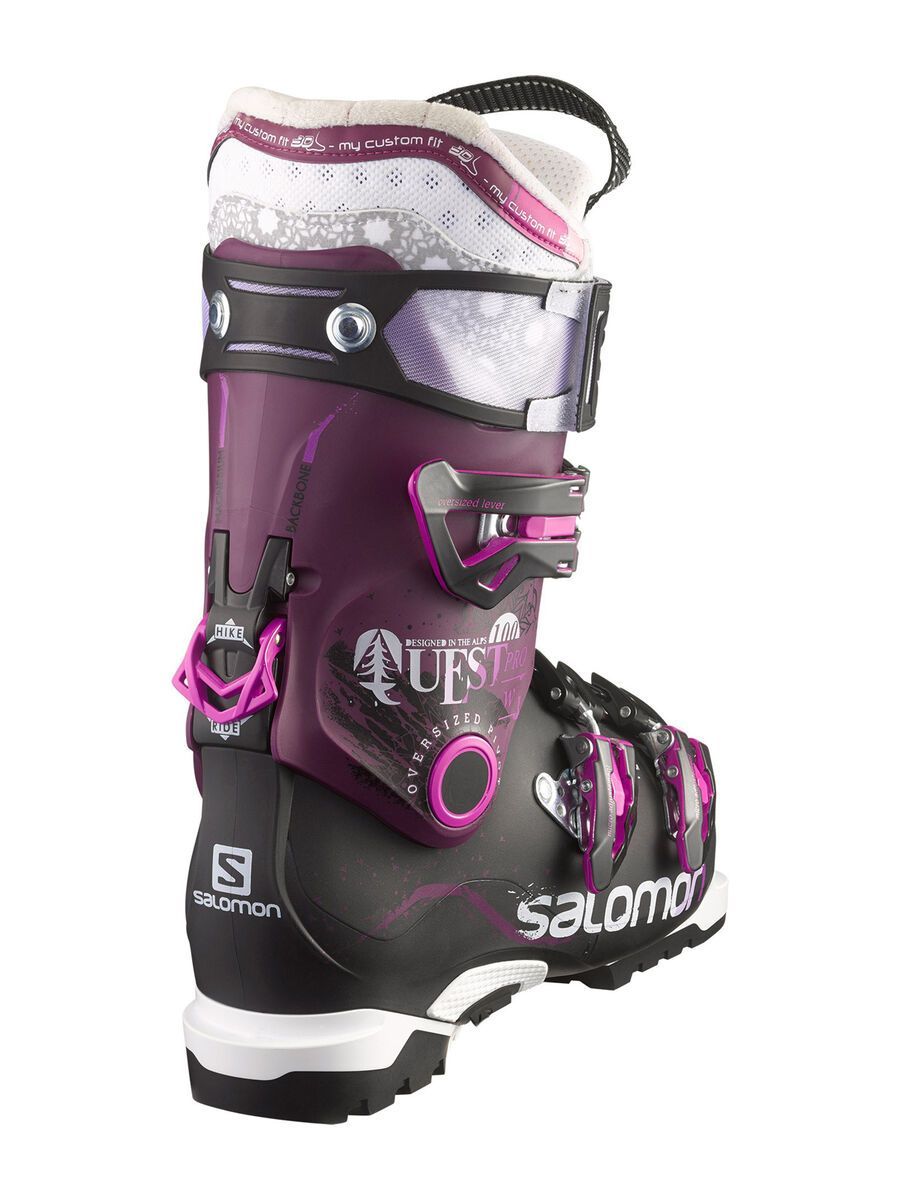 Salomon QST Pro 100 W, black/burgendy - Bild 2