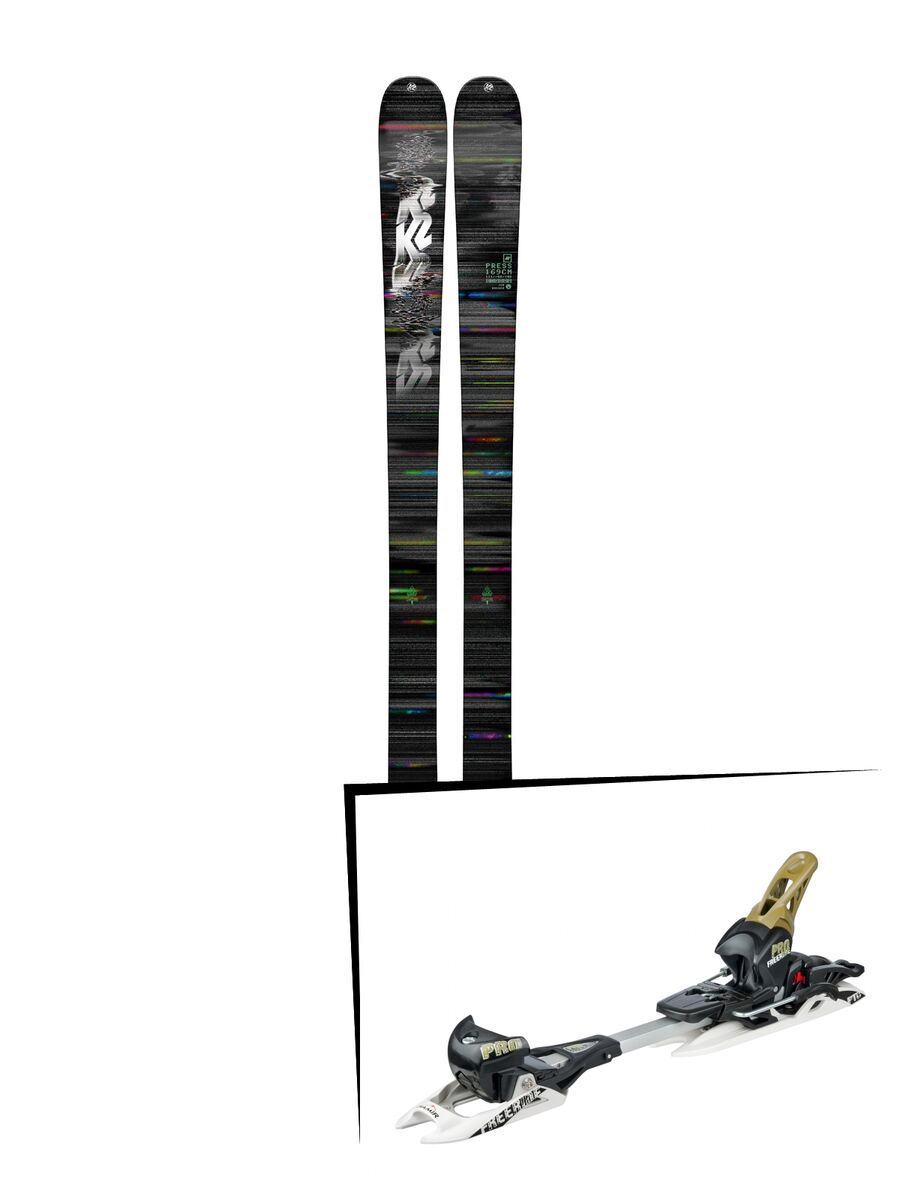 Set: K2 SKI Press 2018 + Fritschi Diamir Freeride Pro schwarz/oliv - Bild 1