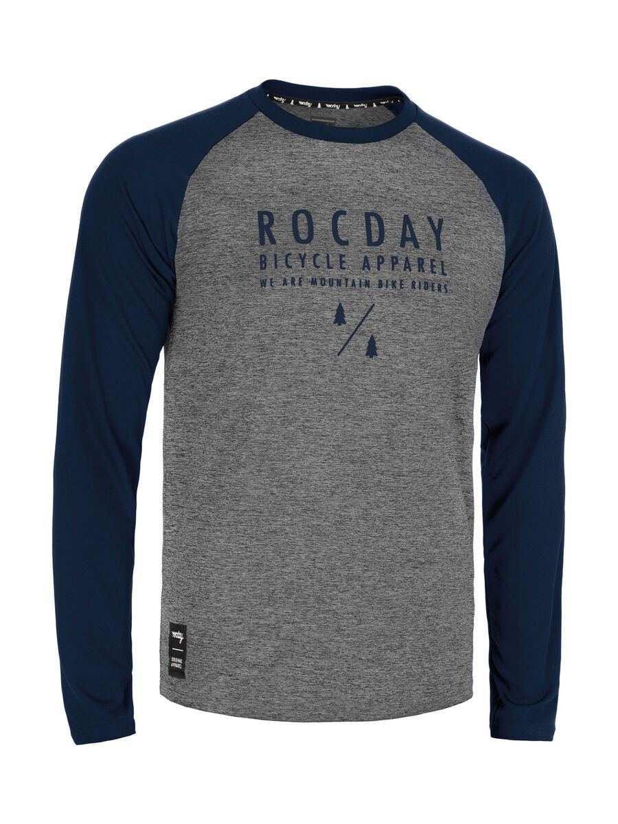 Rocday Manual Jersey, melange / dark blue - Bild 1