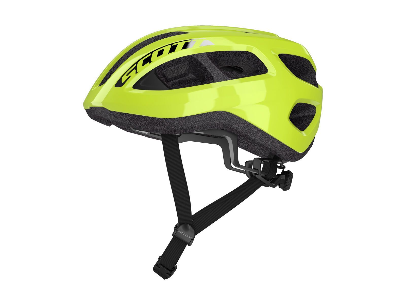 Scott Supra Road Helmet, yellow fluorescent - Bild 2