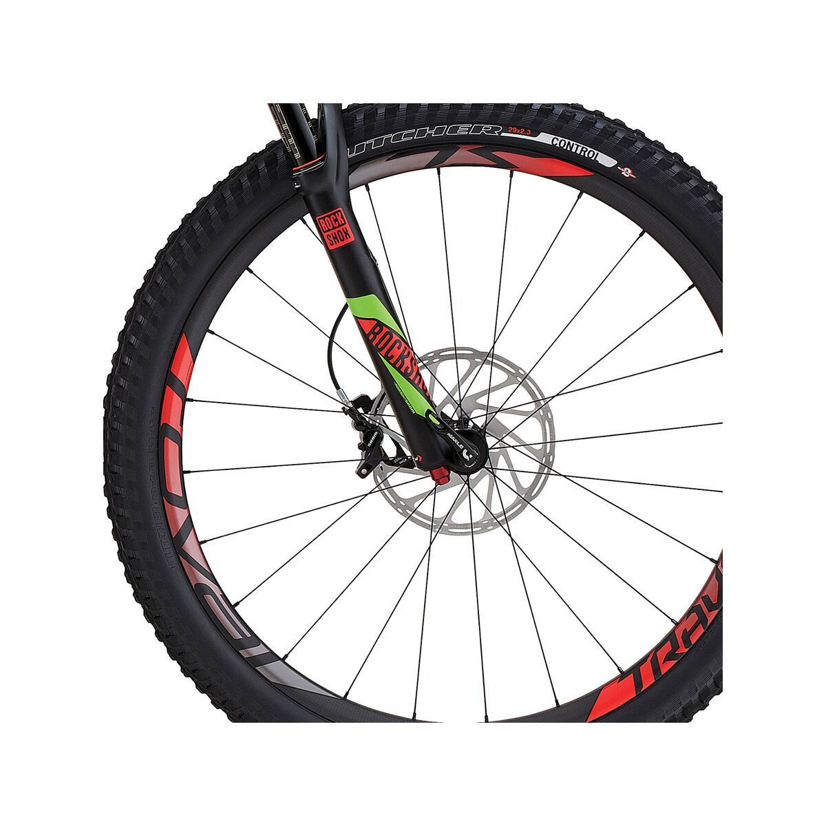 Specialized S-Works Enduro FSR 29, satin charcoal tint carbon/monster green/rocket red - Bild 2