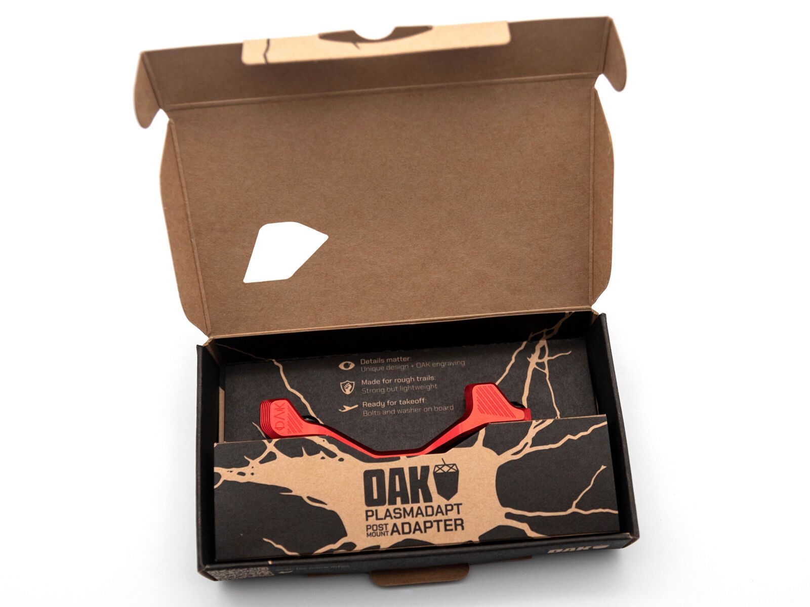 OAK Components Plasmadapt Bremsadapter PM +40/43 mm, red - Bild 8