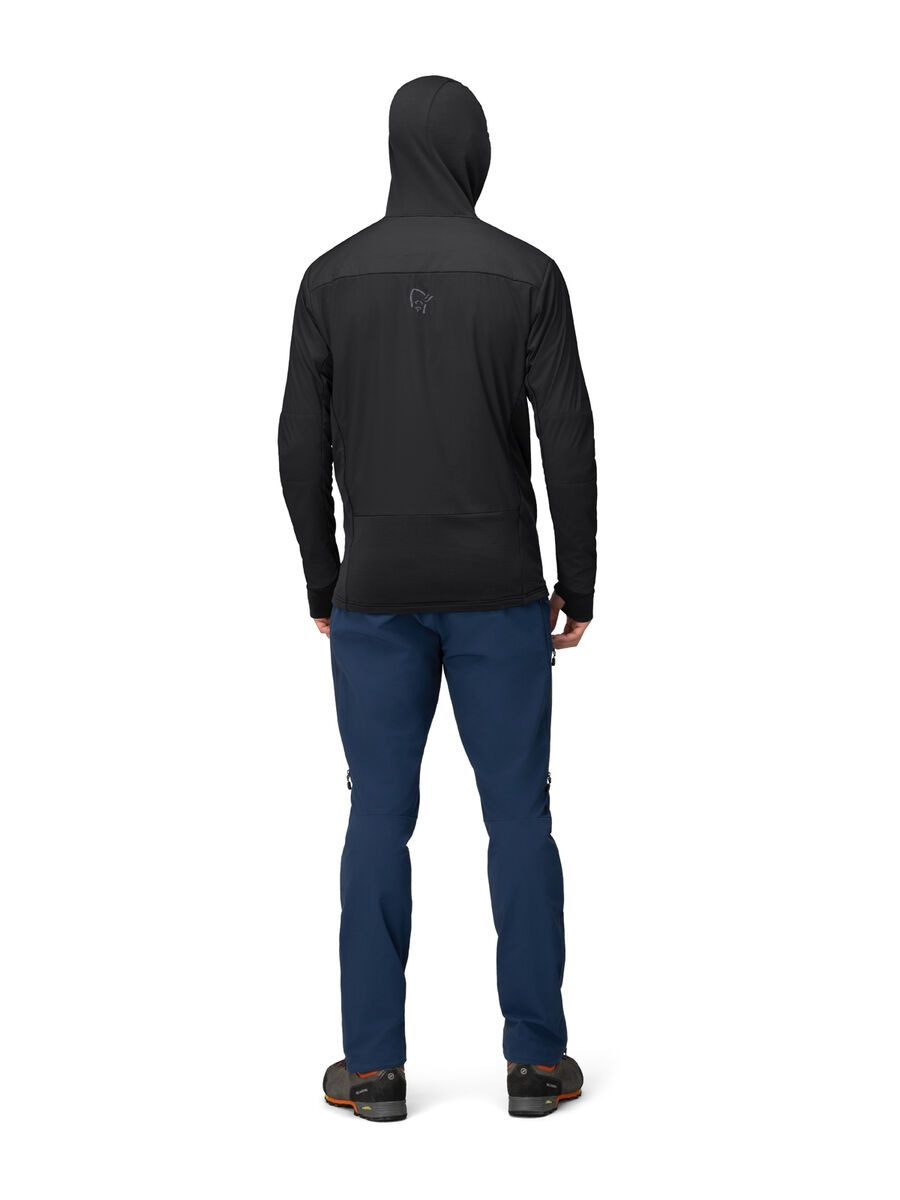 Norrona falketind Alpha90 insulated Zip Hood M's, caviar - Bild 4