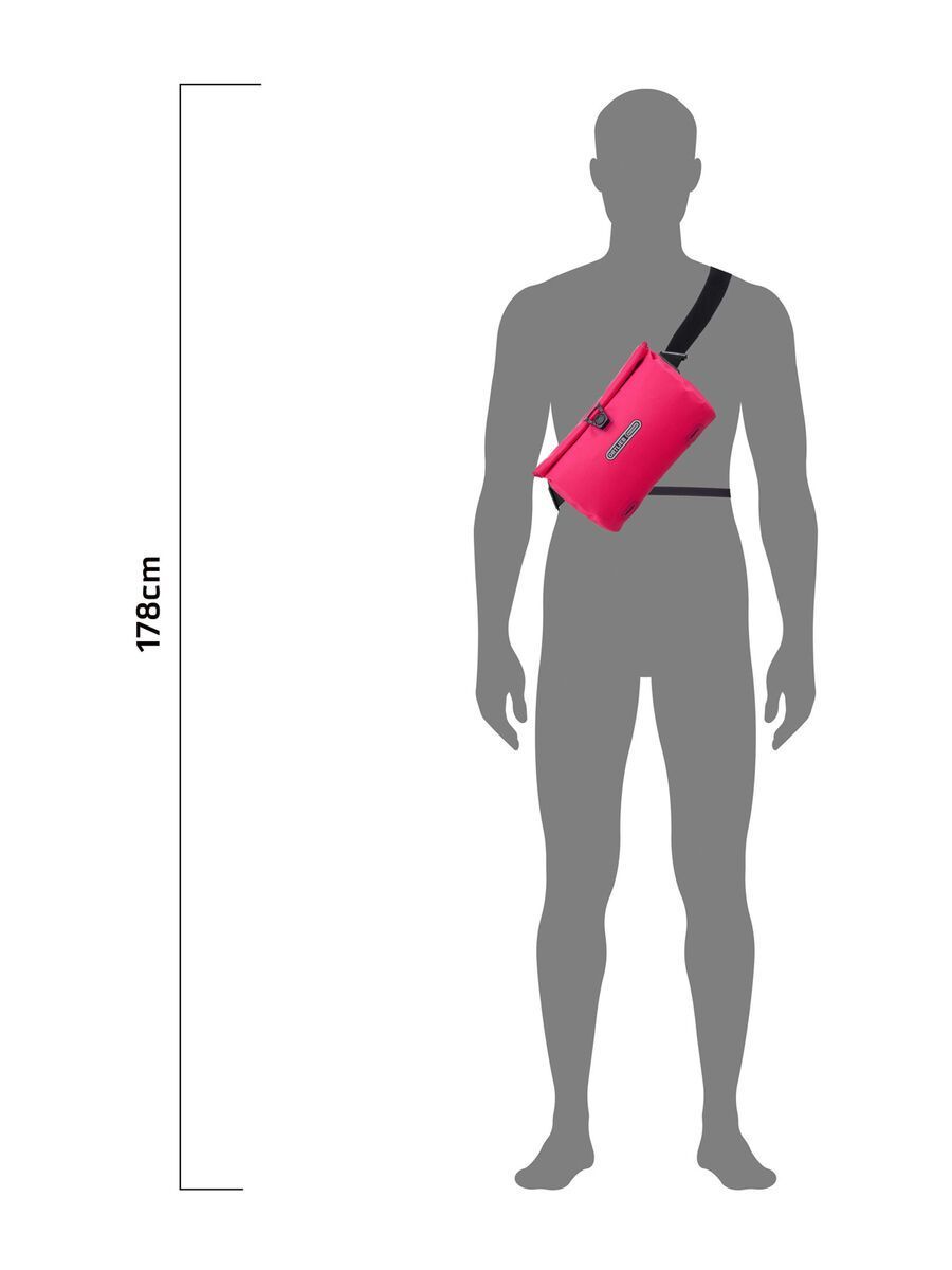 ORTLIEB Velo-Sling Flex Cyber 2,5 L, pink - Bild 7