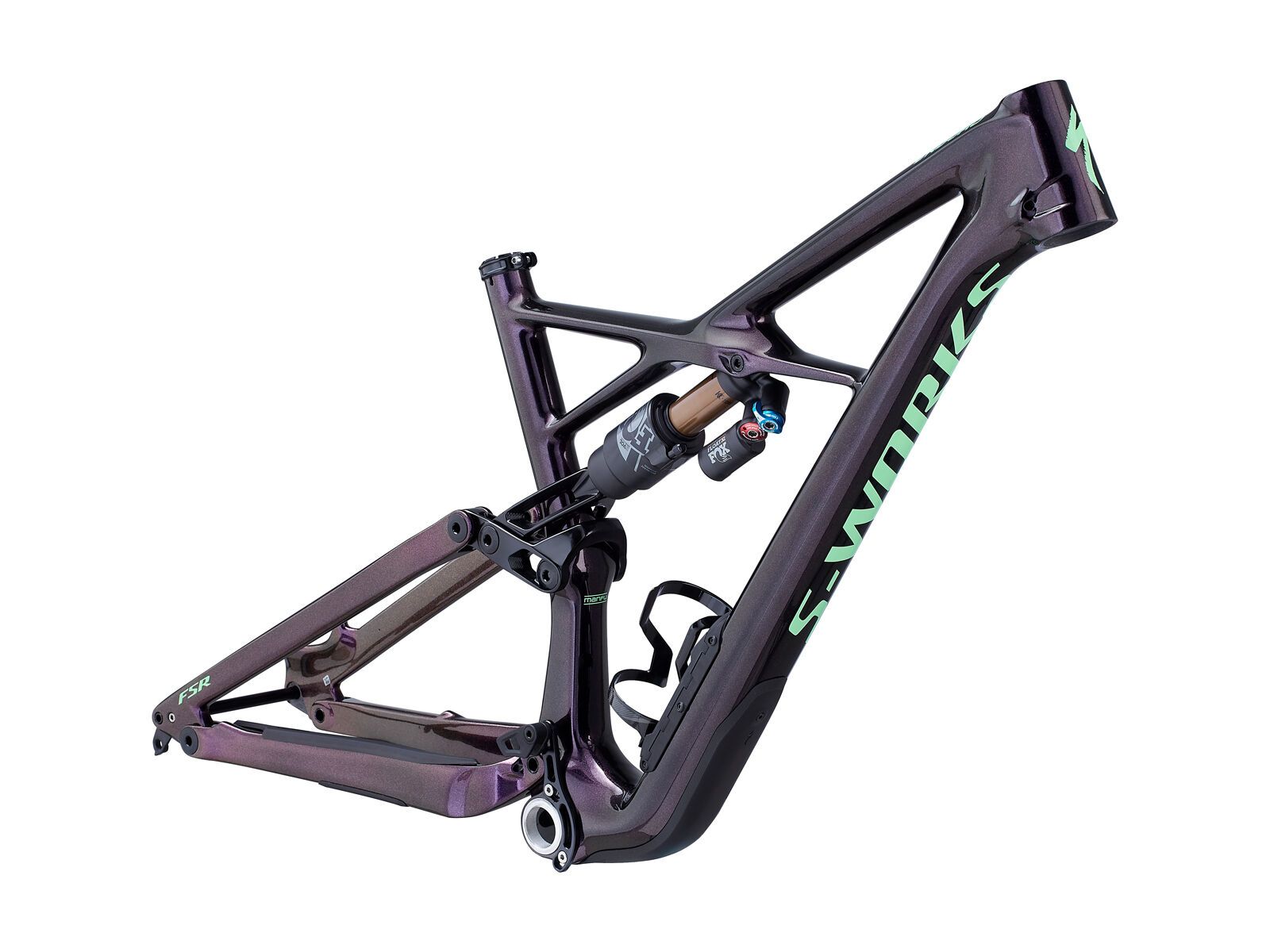 Specialized S-Works Enduro 29 Frame, gloss sunset/acid kiwi - Bild 1