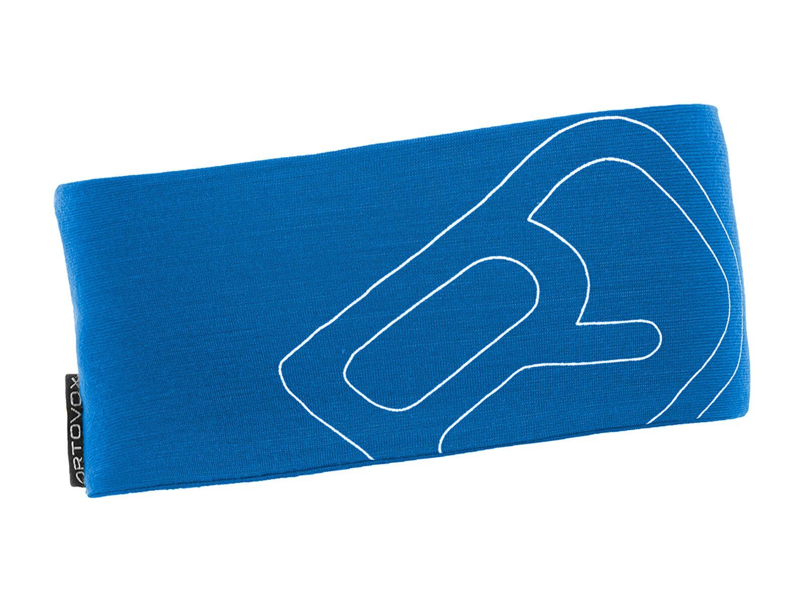 Ortovox Merino Cool Logo Headband, blue ocean - Bild 1