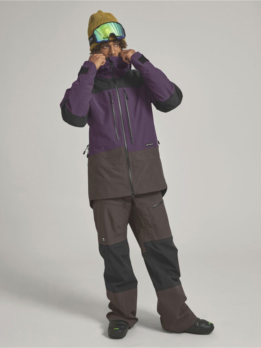 Ortovox Ravine Free 3L Pants M, dark chestnut - Bild 5