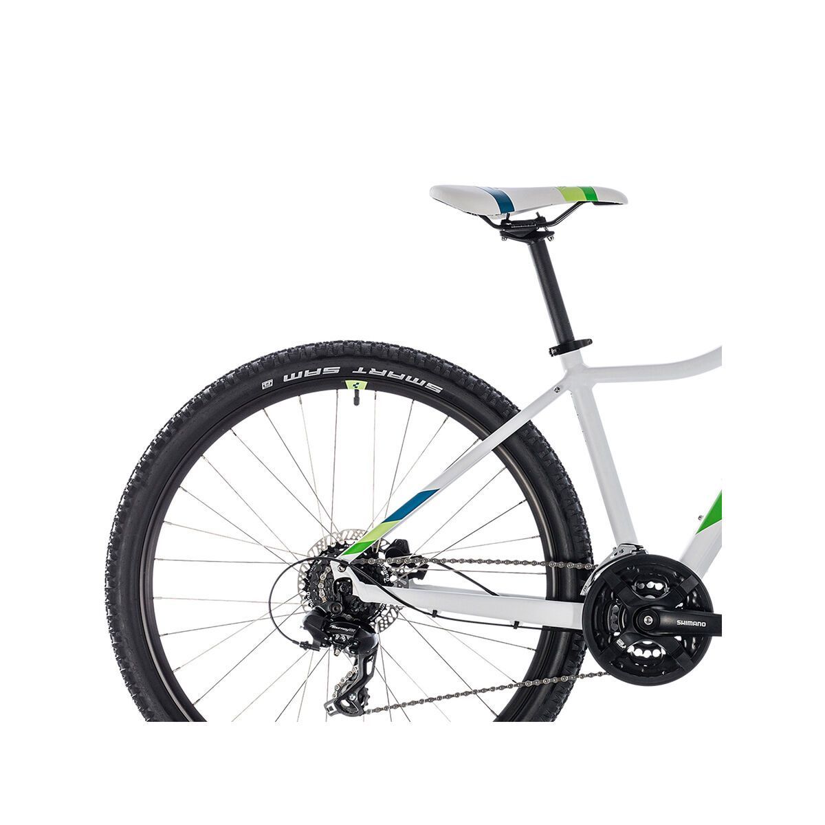 Cube Access EAZ 27.5, white´n´green - Bild 6