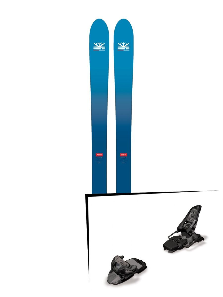 Set: DPS Skis Wailer F106 Foundation 2018 + Marker Squire 11 black anthracite - Bild 1