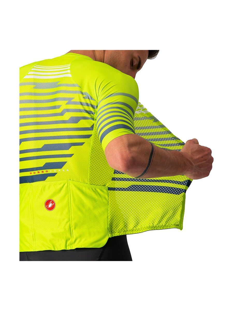 Castelli Climber's 3.0 SL Jersey, electric lime/blue - Bild 5