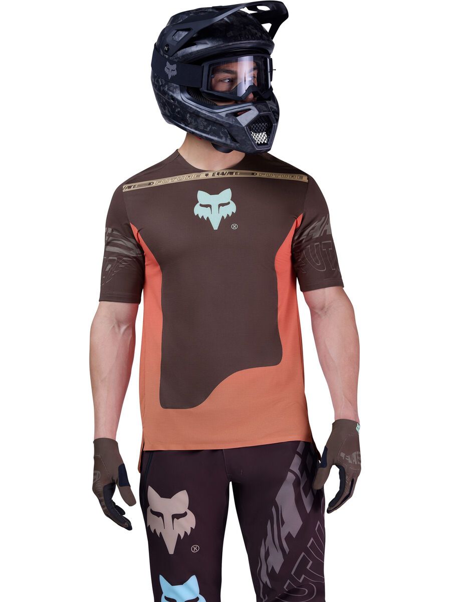Fox Flexair SS Jersey Elevated, cocoa - Bild 3