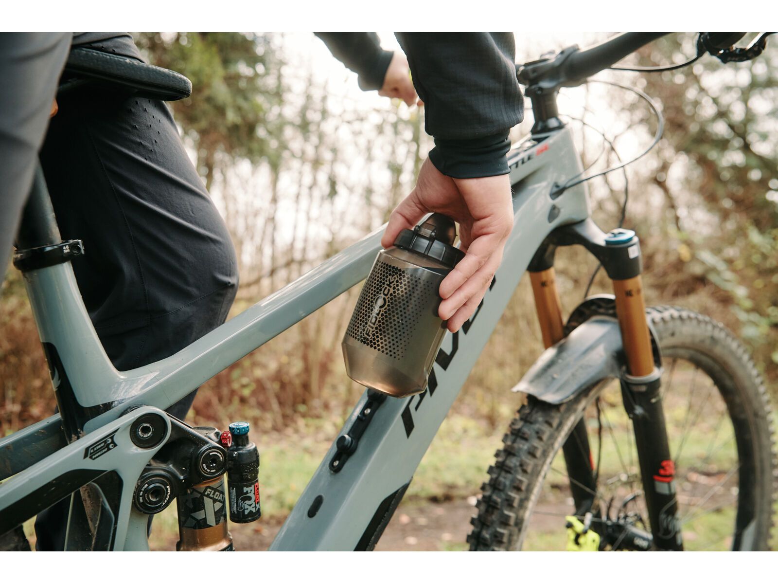 Fidlock Twist Single  Bottle 550 Compact, transparent black - Bild 4