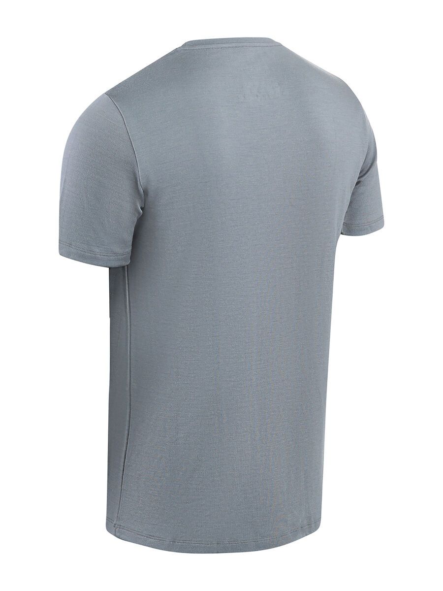 Woolf Merino Tuv Tee, rock grey - Bild 3
