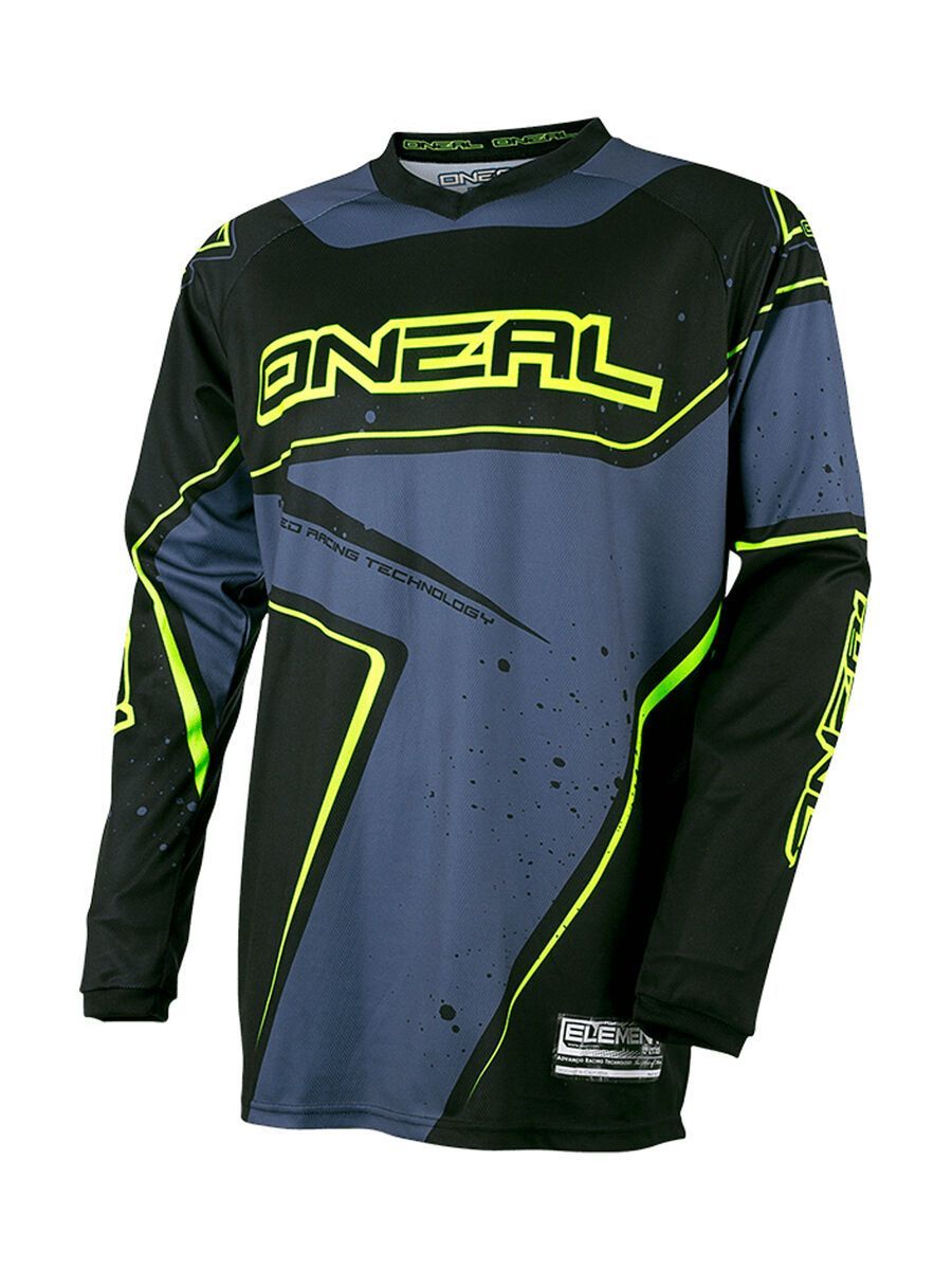 ONeal Element Jersey Racewear, black/gray/hi-viz - Bild 1