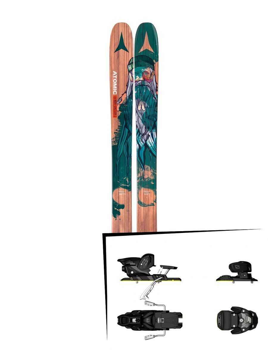 Set: Atomic Backland Bent Chetler 2017 + Salomon Warden MNC 13 (1540105) - Bild 1